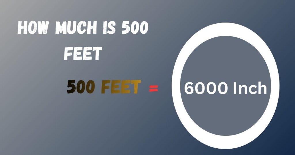 How Much is 500 Feet