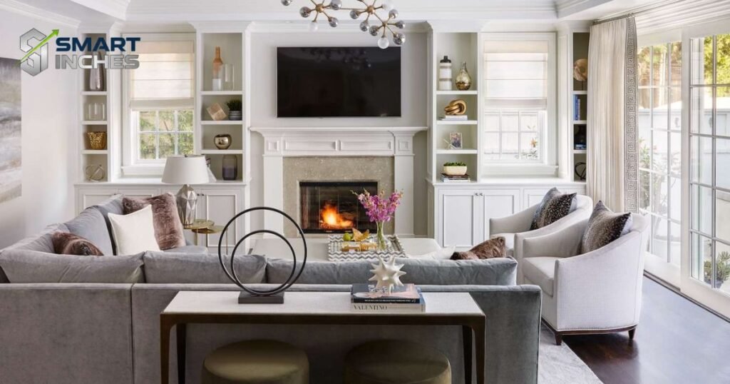 Living room layout example