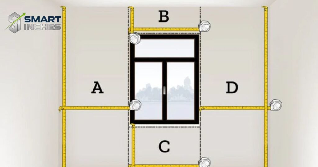 Measuring room with tape