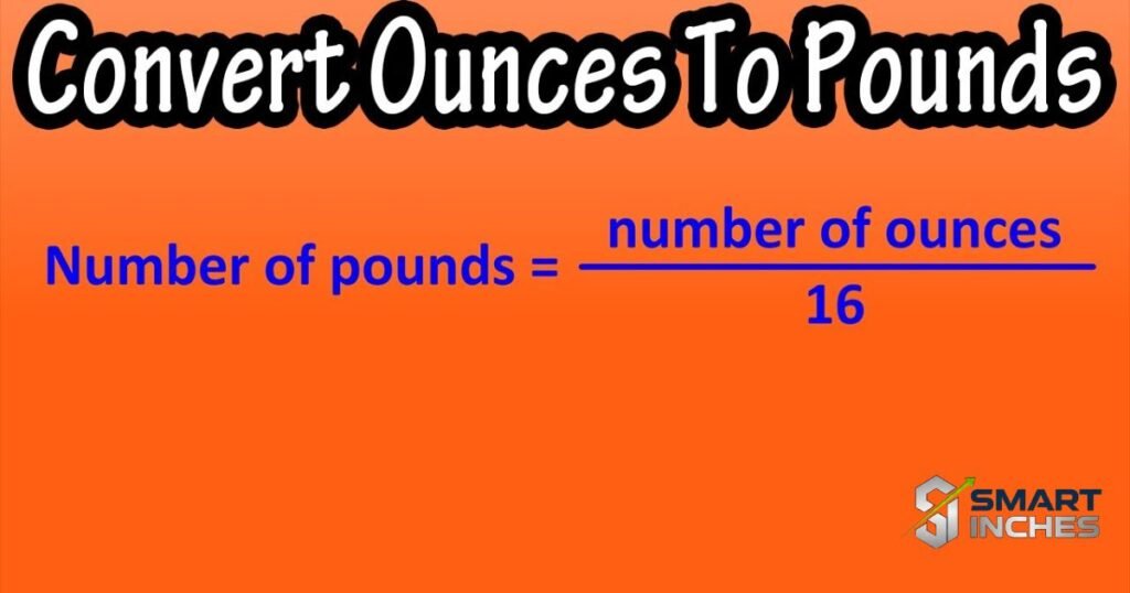 Ounces to Pounds Conversion Formula