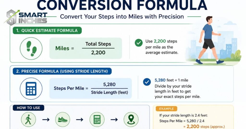 Step-to-Mile Conversion Formula