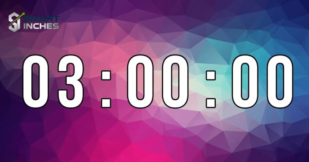 Countdown to 3 PM